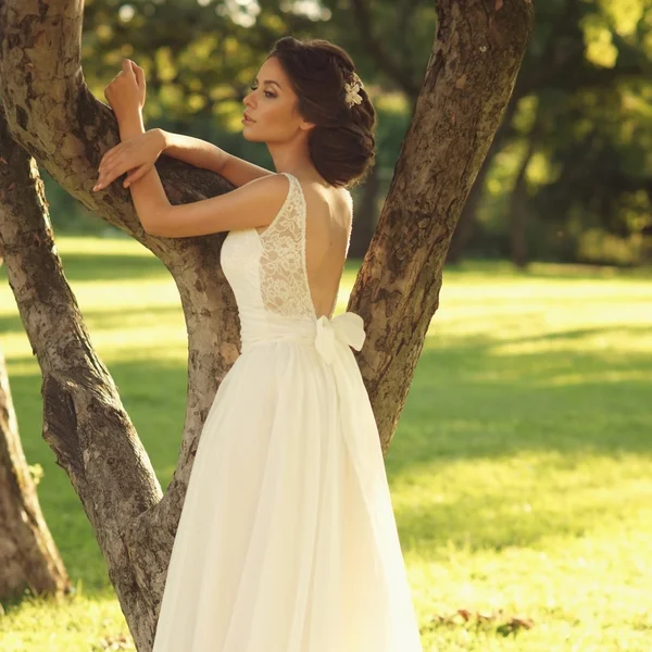 Giovane bella sposa — Foto Stock