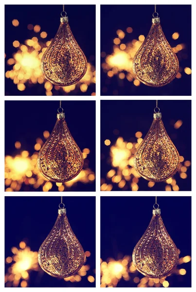 クリスマスボールの装飾 — ストック写真