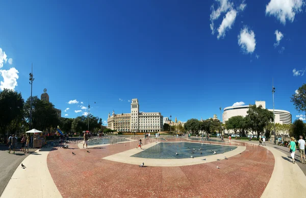 Placa Catalunya. Barcelona — Stockfoto