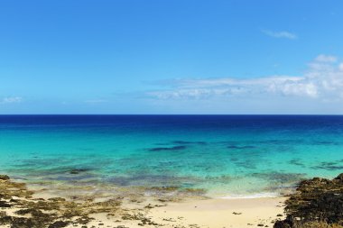 tropikal plaj manzara