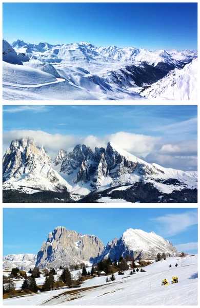 Snowy mountains — Stock Photo, Image