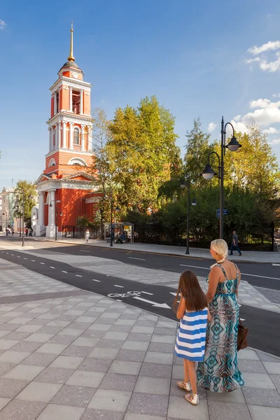 Rue Pyatnitskaya après rénovation, Moscou, Russie — Photo