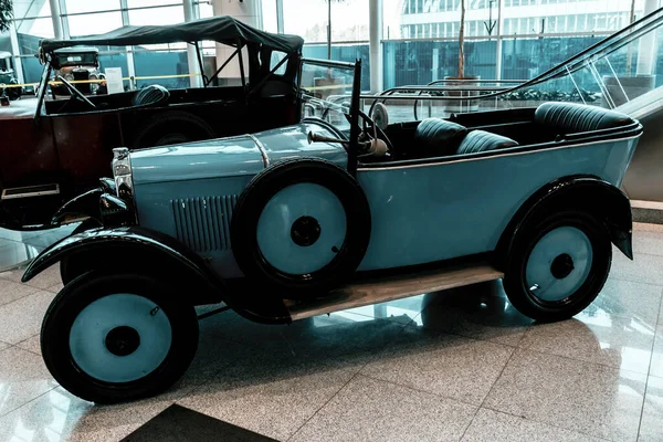 Junio 2019 Moscú Rusia Vista Lateral Peugeot 172 Azul 1926 — Foto de Stock