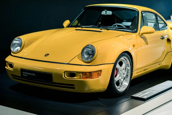 Stuttgart Německo Března 2020 Porsche 911 Turbo Leichtbau 964 1993 — Stock fotografie