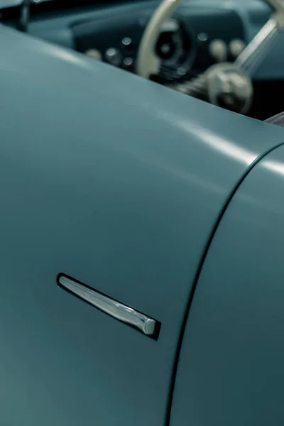 Stuttgart Γερμανία Μαρτίου 2020 Κομψό Χερούλι Της Θρυλικής Porsche 356 — Φωτογραφία Αρχείου