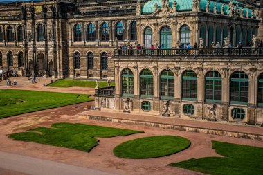    17 Mayıs 2019 Dresden, Almanya - Zwinger Pavyonu (Deutscher Pavyonu)
