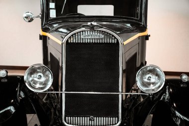 4 Haziran 2019, Moskova, Rusya: Fransız otomobili Delahaye 107 M 1929. 1920 'lerin klasik retro arabaları..