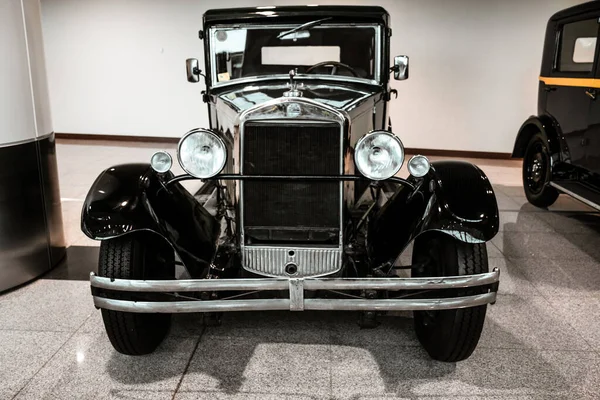Juni 2019 Moskou Rusland Vooraanzicht Franse Auto Chenard Walcker 1931 — Stockfoto