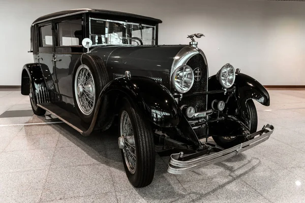 2019年6月4日 俄罗斯莫斯科 法国车Lorraine Dietrich B36 1928的侧视图 1920年代经典复古汽车 — 图库照片