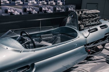 Münih / Almanya - 24 Mayıs 2019: BMW 1600 ForMULA 2 F2 BMW Müzesi / BMW Welt