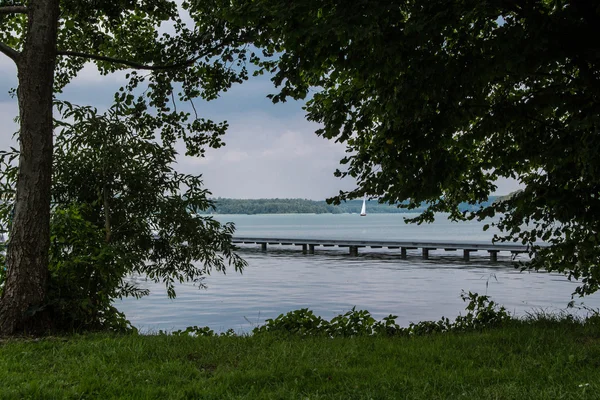 Környéken: Altenhof-werbellinsee-blick Jogdíjmentes Stock Képek