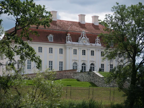 Meseberg-Schloss-Seeseite-6 Stockbild
