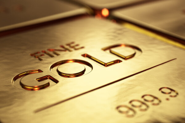 Gold Bars Close-up