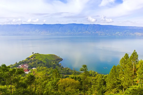 Danau toba landschaft — Stockfoto