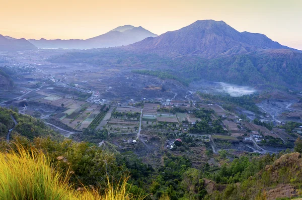 平肝山顶视图 — 图库照片