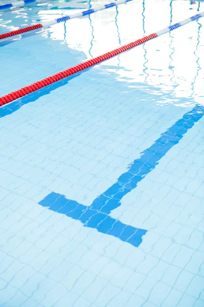 Yüzme Havuzu şeritleri — Stok fotoğraf