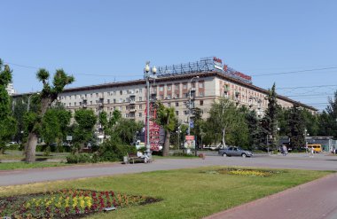 Volgograd - Avrupa Rusya Volga Nehri üzerinde bir şehir. Kahraman şehir, Volgograd görünümünü Stalingrad.City savaşında yer.
