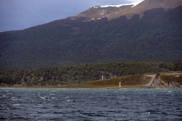 Mořské přihlásit Beagle channel. — Stock fotografie