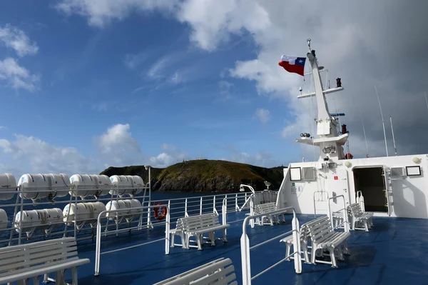 Ett fartyg nära Kap horn — Stockfoto
