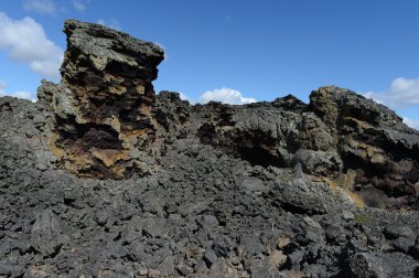 Ulusal Park Pali Aike güney Şili'deki sönmüş yanardağ.