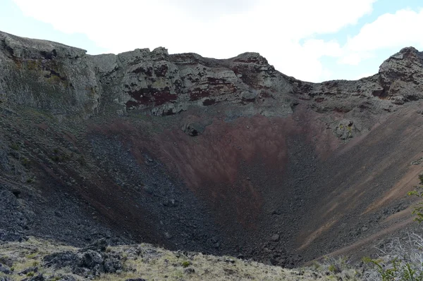 南チリの国立公園パーリ語 Aike の死火山. — ストック写真