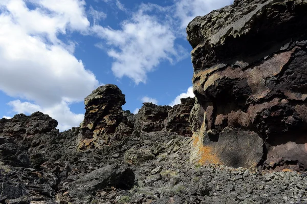Volcán extinto en el Parque Nacional Pali Aike en el Sur de Chile . —  Fotos de Stock