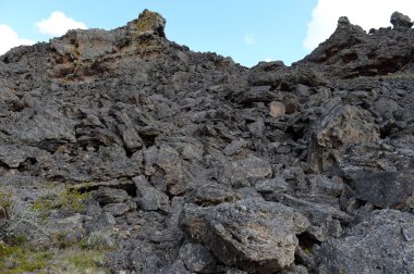 Ulusal Park Pali Aike güney Şili'deki sönmüş yanardağ.