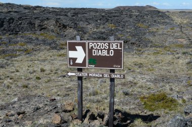 İşaretçiyi Ulusal Park Pali Aike içinde.