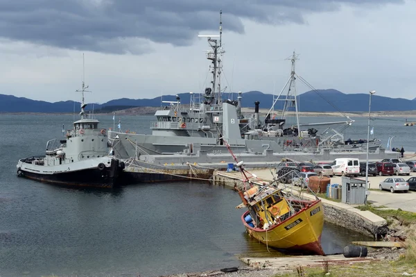 Military Base Navy Argentina in Ushuaia. — Stock Photo, Image