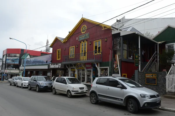 Ushuaia, dünyanın en güney şehri olduğunu. — Stok fotoğraf