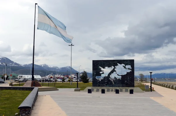 Wilayah "Kepulauan Malvinas" di Ushuaia — Stok Foto