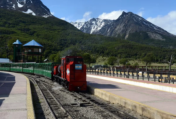 Dünyanın kenarında dünyanın en Güney Demiryolu.
