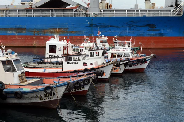 Porto marítimo chileno de Valparaíso . — Fotografia de Stock