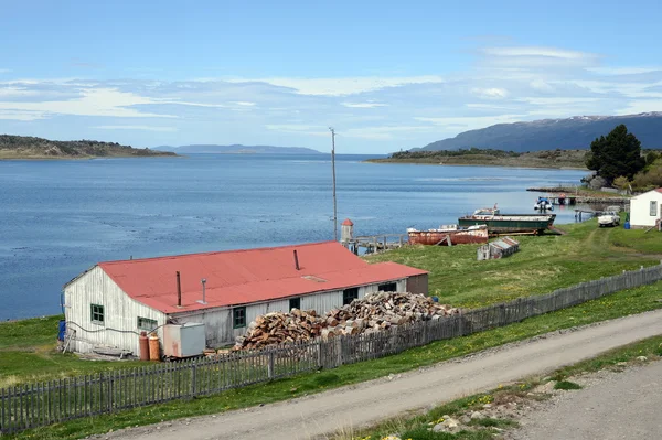 Harberton är den äldsta gården av Tierra del Fuego och ett viktigt historiskt monument i regionen. — Stockfoto