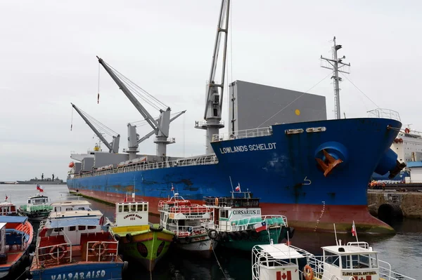 Чилийский морской порт Вальпараисо . — стоковое фото