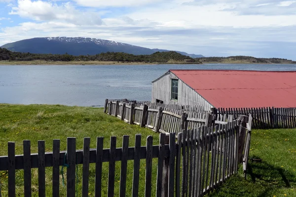 Harberton nieruchomości jest najstarszym gospodarstwie Tierra del Fuego — Zdjęcie stockowe