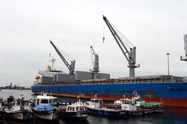 Chileense zeehaven van Valparaiso. — Stockfoto