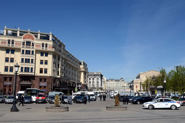 Theatre square i Moskva. — Stockfoto