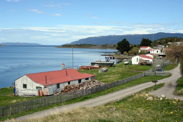 Finca Harberton es la finca más antigua de Tierra del Fuego y un importante monumento histórico de la región . — Foto de Stock