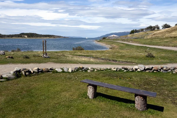 Finca Harberton es la finca más antigua de Tierra del Fuego y un importante monumento histórico de la región . — Foto de Stock