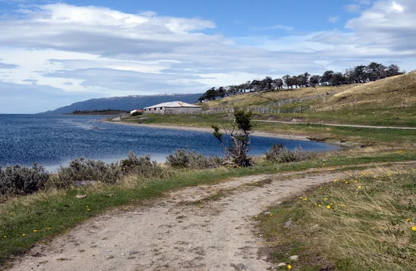 Finca Harberton es la finca más antigua de Tierra del Fuego y un importante monumento histórico de la región . — Foto de Stock