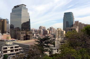  Santiago de Chile modern mimari.