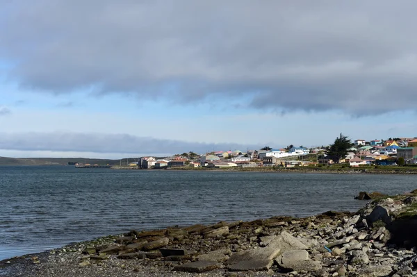 Porvenir é uma vila no Chile, na ilha de Tierra del Fuego . — Fotografia de Stock