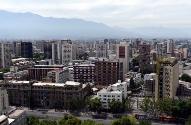  Santiago de Chile modern mimari.
