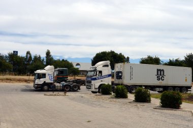  Valparaiso eteklerinde kamyon.