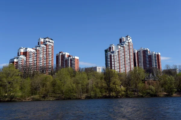 The district Khoroshevo-Mnevniki in the North-Western district of Moscow. — Stock Photo, Image