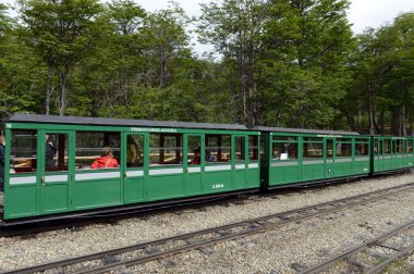  Dünyanın kenarında dünyanın en Güney Demiryolu. 