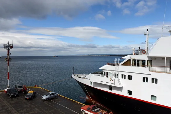 Námořní přístav Punta Arenas v Chile — Stock fotografie