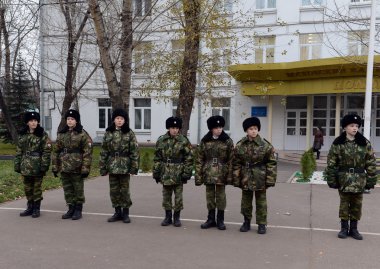  Matkap cadet Kolordu sınıflarda polis.