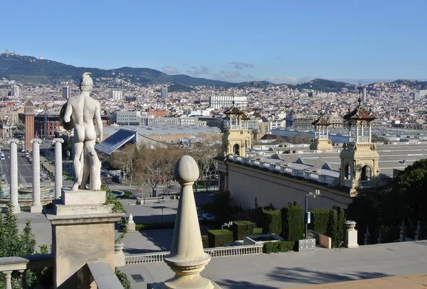 A view of the city of Barcelona. — Stock Photo, Image